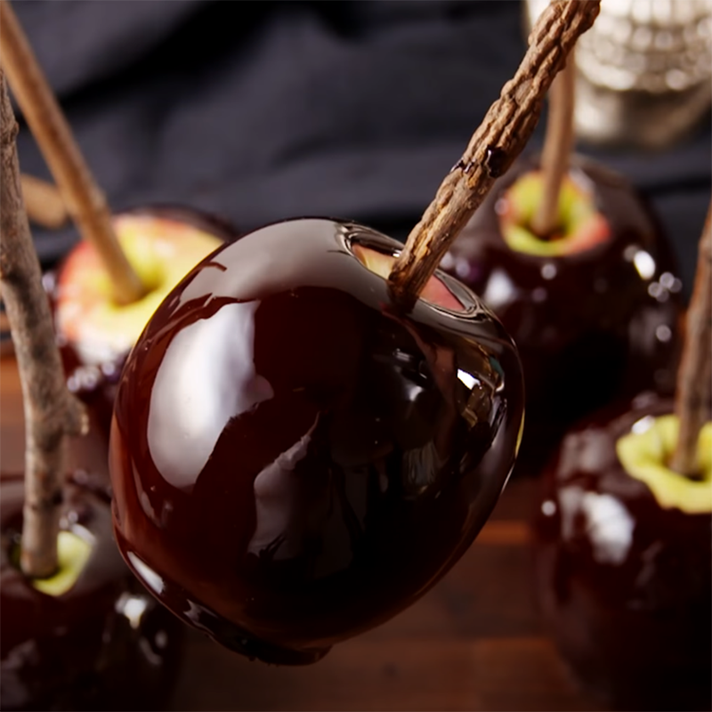 Bước 3 Thành phẩm Táo độc bọc đường