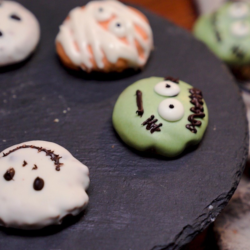 Bước 5 Thành phẩm Bánh quy chocolate chip Halloween