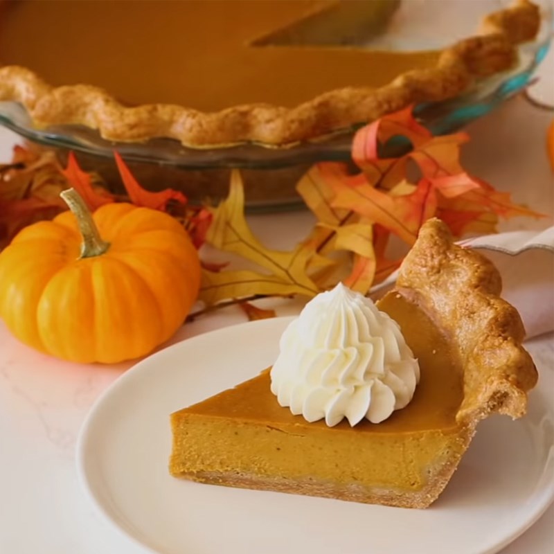 Bước 7 Thành phẩm Bánh bí đỏ (Pumpkin pie)