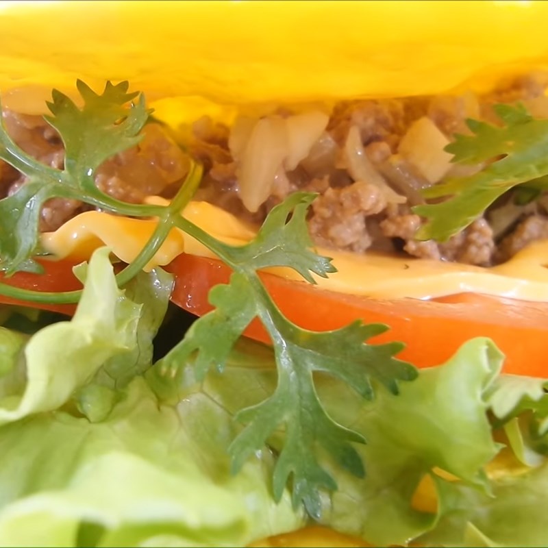 Bước 7 Thành phẩm Bánh Taco Mexico nhân thịt