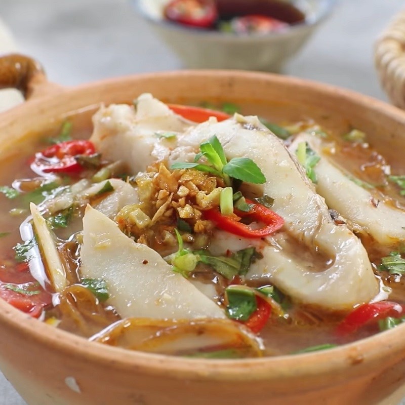 Bước 6 Thành phẩm Canh măng chua cá diêu hồng