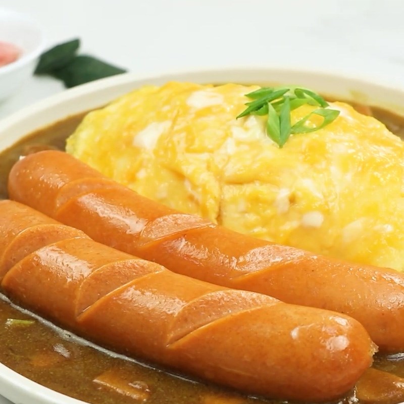 Bước 6 Thành phẩm Cơm cà ri xúc xích
