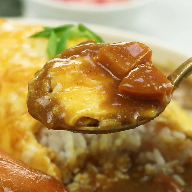 Bước 6 Thành phẩm Cơm cà ri xúc xích