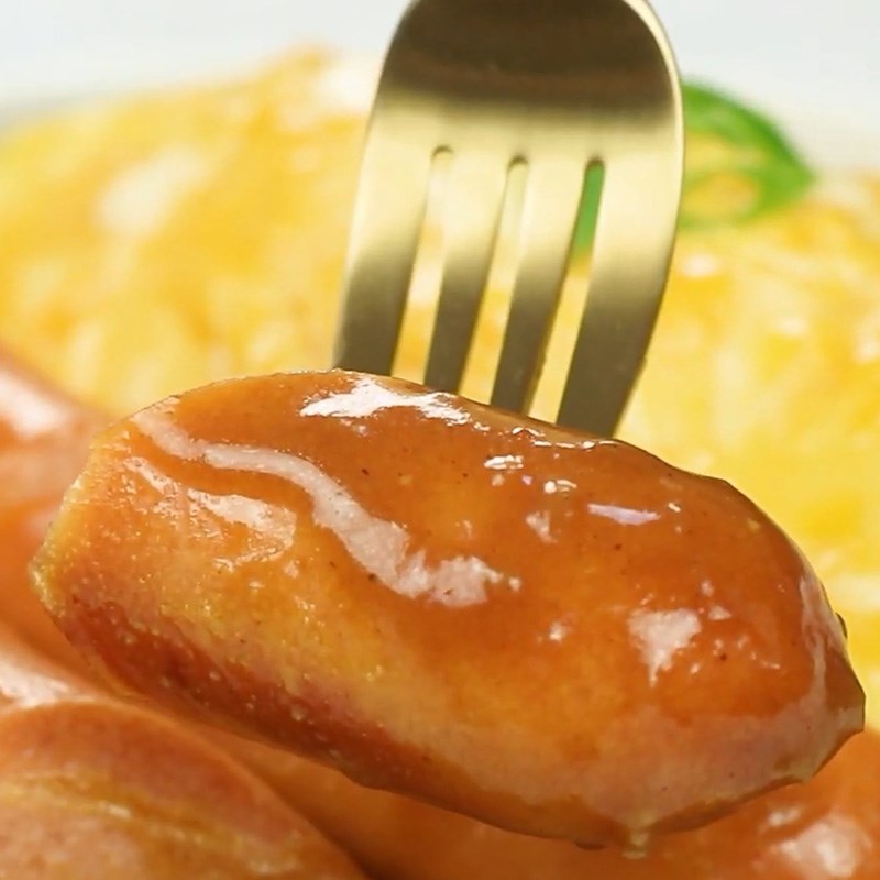 Bước 6 Thành phẩm Cơm cà ri xúc xích