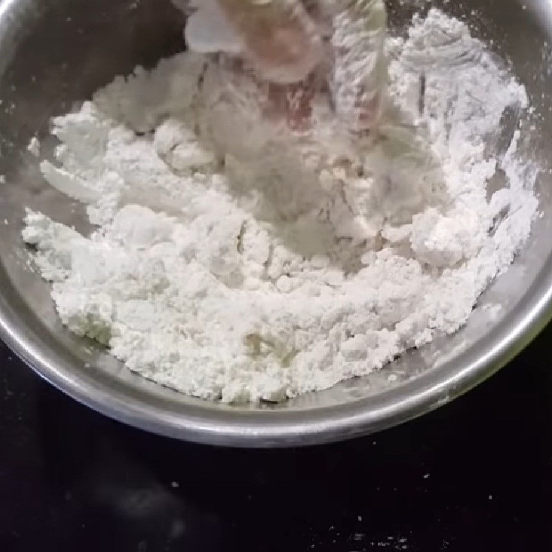Bước 1 Trộn bột bánh Bánh trôi nước nhân đường phên