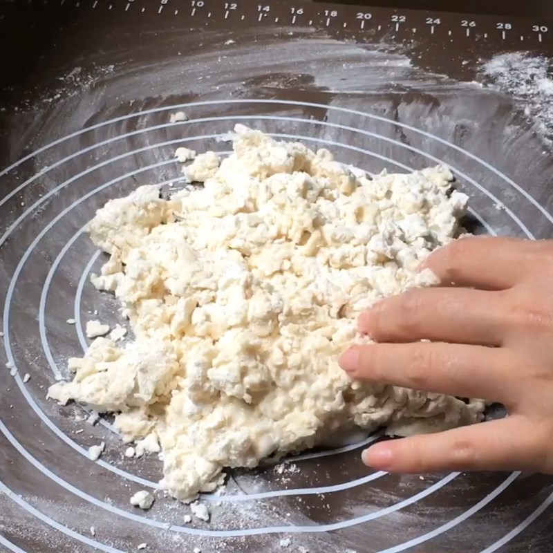 Bước 1 Trộn bột bánh Bánh bao quả quýt