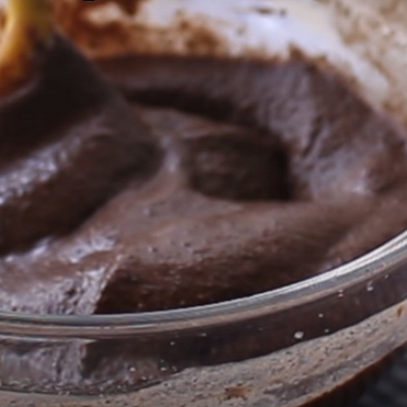 Bước 2 Trộn bột bánh Bánh bò gạo lứt