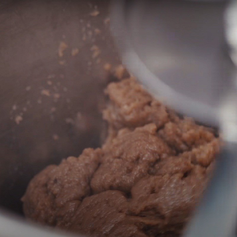 Bước 1 Trộn bột vỏ bánh Bánh su gạo lứt