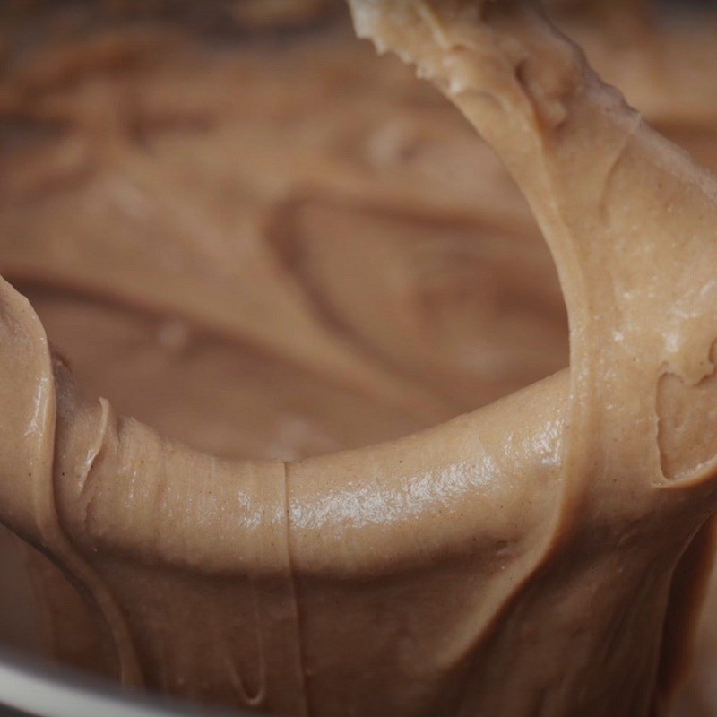 Bước 1 Trộn bột vỏ bánh Bánh su gạo lứt