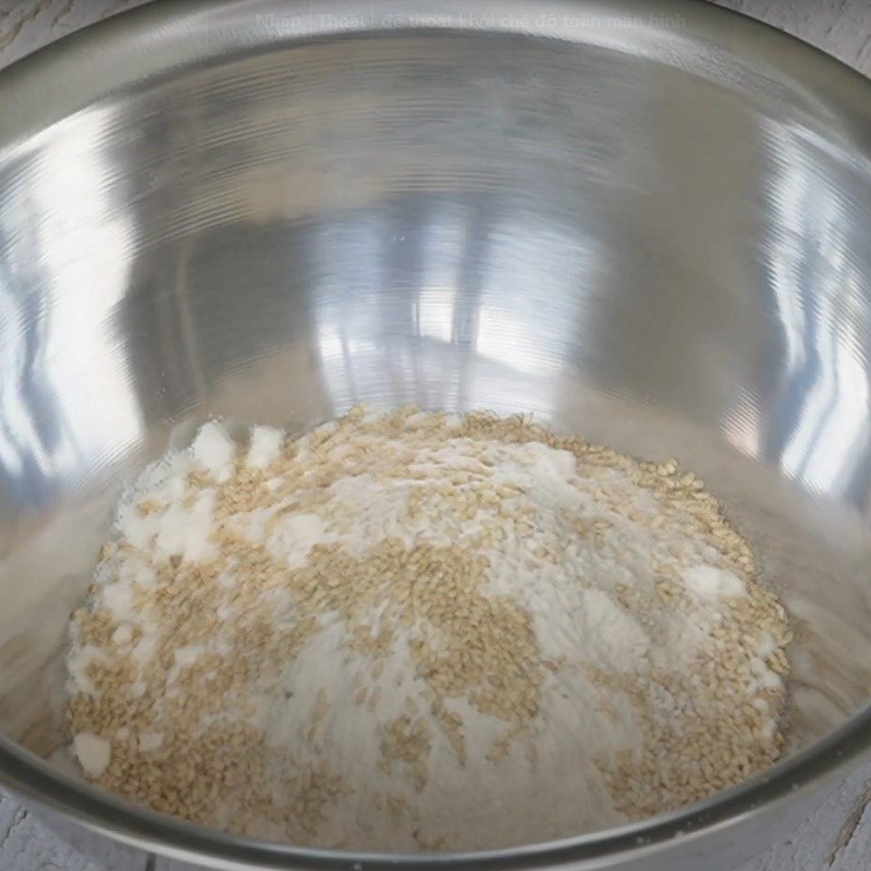 Bước 3 Trộn bột vỏ bánh Bánh bao chiên keto