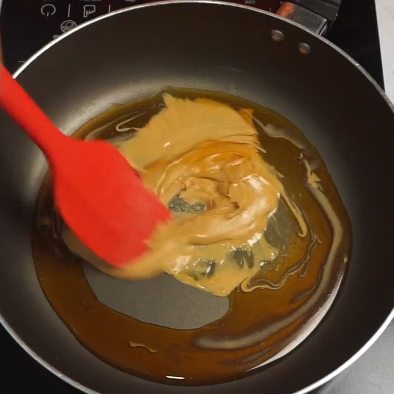 Bước 3 Trộn nguyên liệu với bơ đậu phộng Bánh thực dưỡng