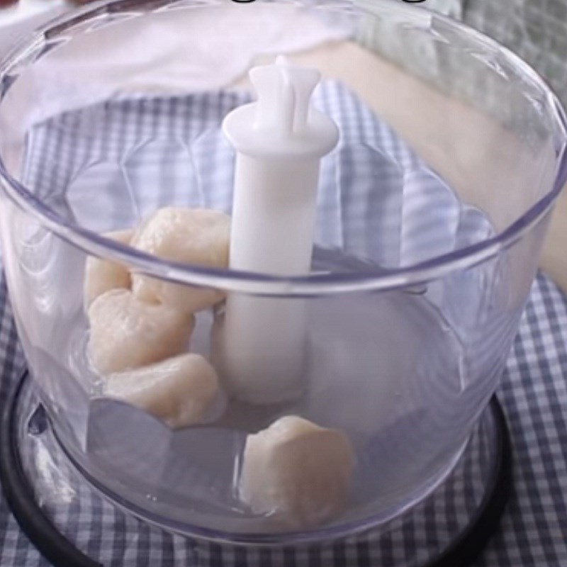 Bước 1 Xay cơm rượu Bánh bò gạo lứt