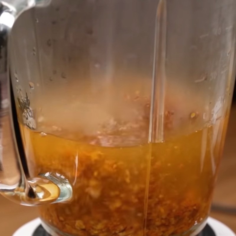 Bước 4 Xay hỗn hợp nguyên liệu Cơm cà ri thịt ba chỉ