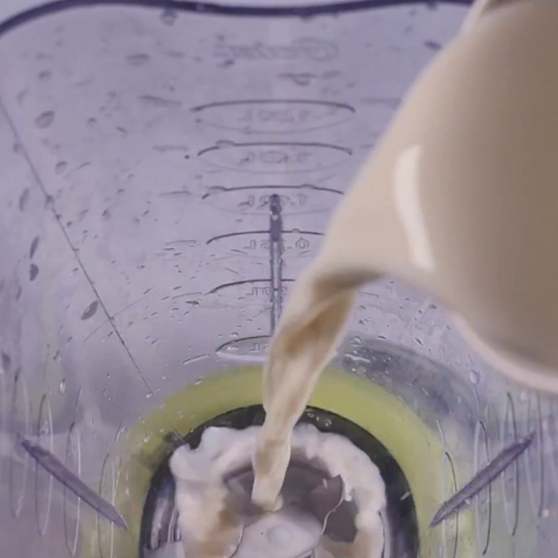 Bước 2 Xay sinh tố Sinh tố mãng cầu sữa
