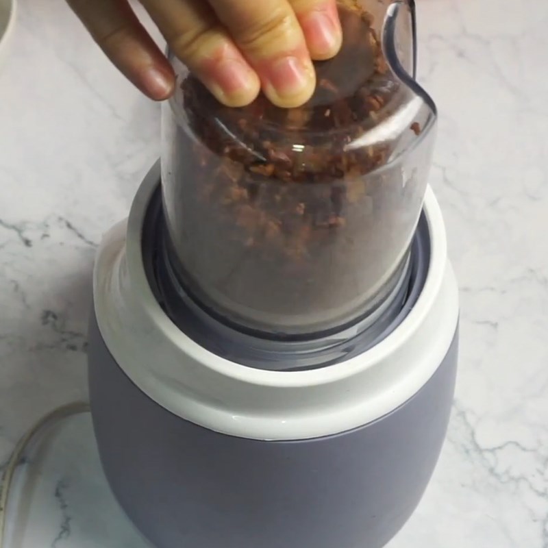 Bước 1 Xay táo Bánh thực dưỡng