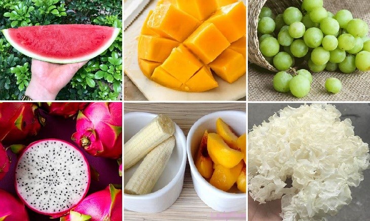 Các nguyên liệu cần có món ăn 3 giải pháp có tác dụng trà trái cây thập cẩm