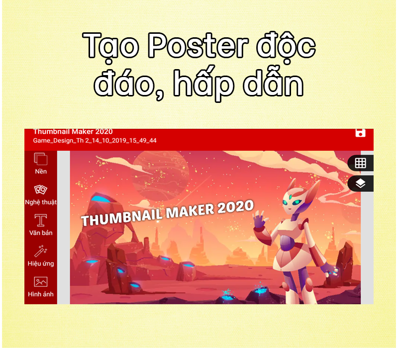 Tạo Poster đẹp, độc đáo, hấp dẫn theo ý thích