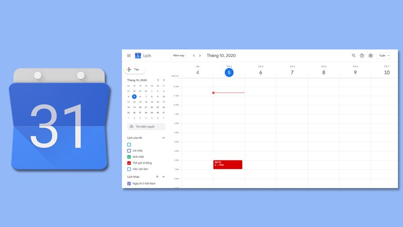 Cách sử dụng google calendar tạo, chia sẻ lịch với mọi người dễ dàng