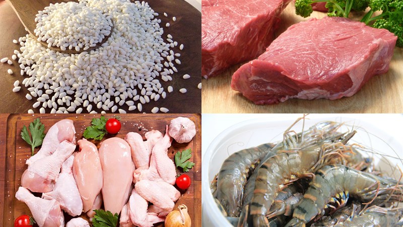 Nguyên liệu món ăn xôi tứ bảo