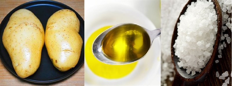 Nguyên liệu món ăn khoai phong tây rán bởi nồi cừu ko dầu