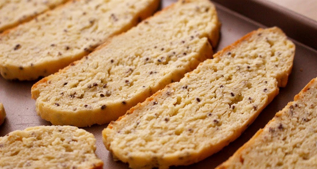 Biscotit hạt chia hương tắc