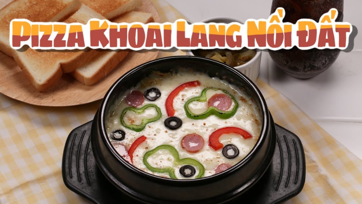 Bánh pizza khoai lang có ít calo nhưng vẫn đảm bảo đầy đủ dinh dưỡng, làm thế nào?
