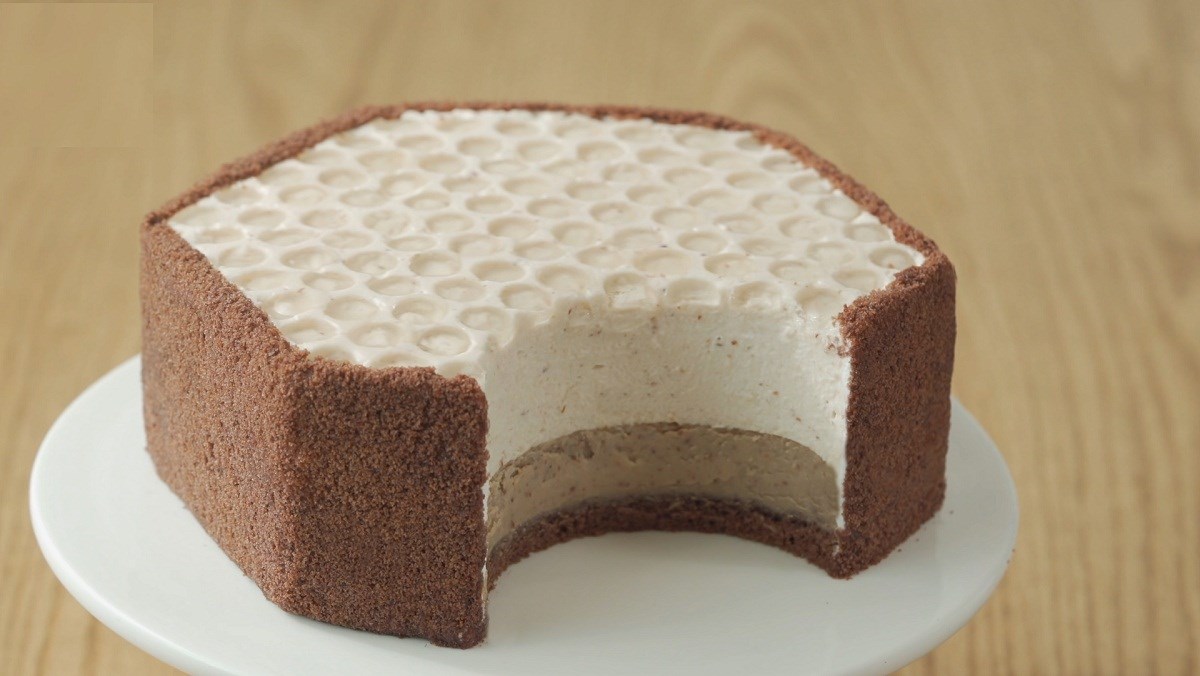 Bánh cheesecake phô mai mật ong hạt dẻ