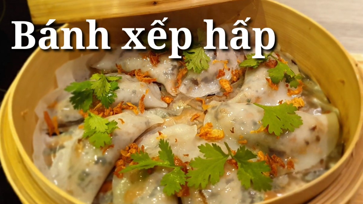 Bánh xếp hấp nhân thịt