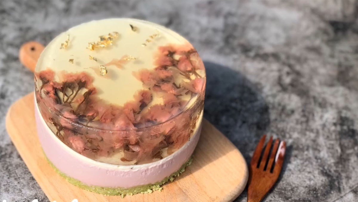 Bánh mousse sữa chua dâu tầm