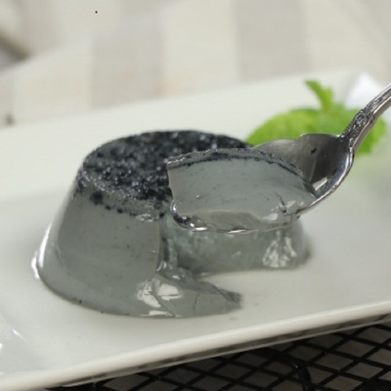 Bước 5 Thành phẩm Flan mè đen