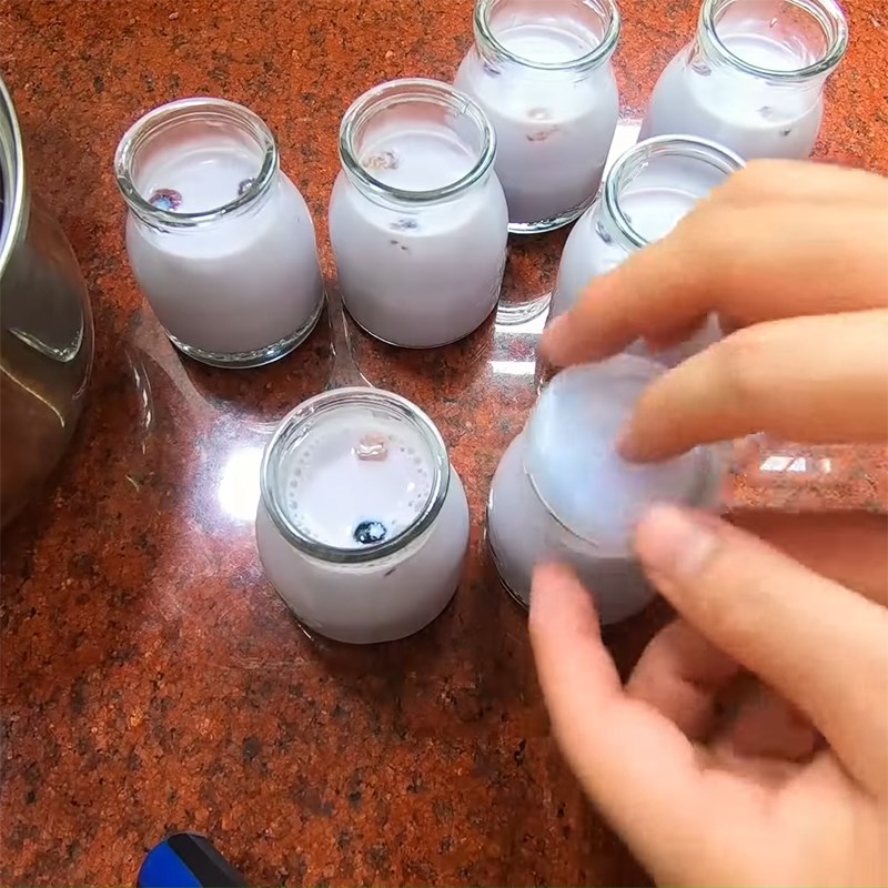 Bước 5 Ủ sữa chua Sữa chua việt quất