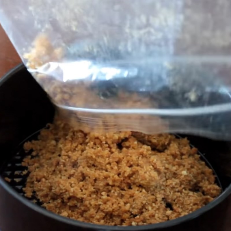 Bước 6 Đổ khuôn Cheesecake milo