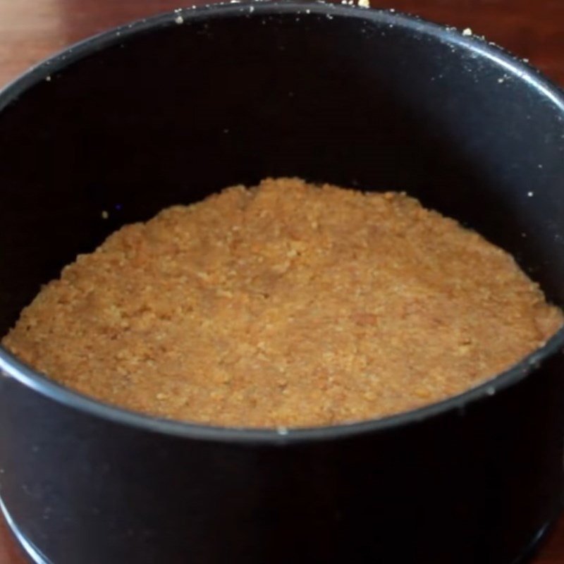 Bước 6 Đổ khuôn Cheesecake milo
