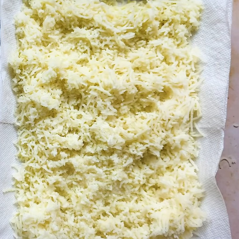 Bước 3 Hấp và nghiền khoai tây Gnocchi khoai tây nhân nấm