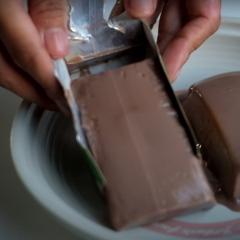 Bước 3 Hoàn thành Pudding Milo