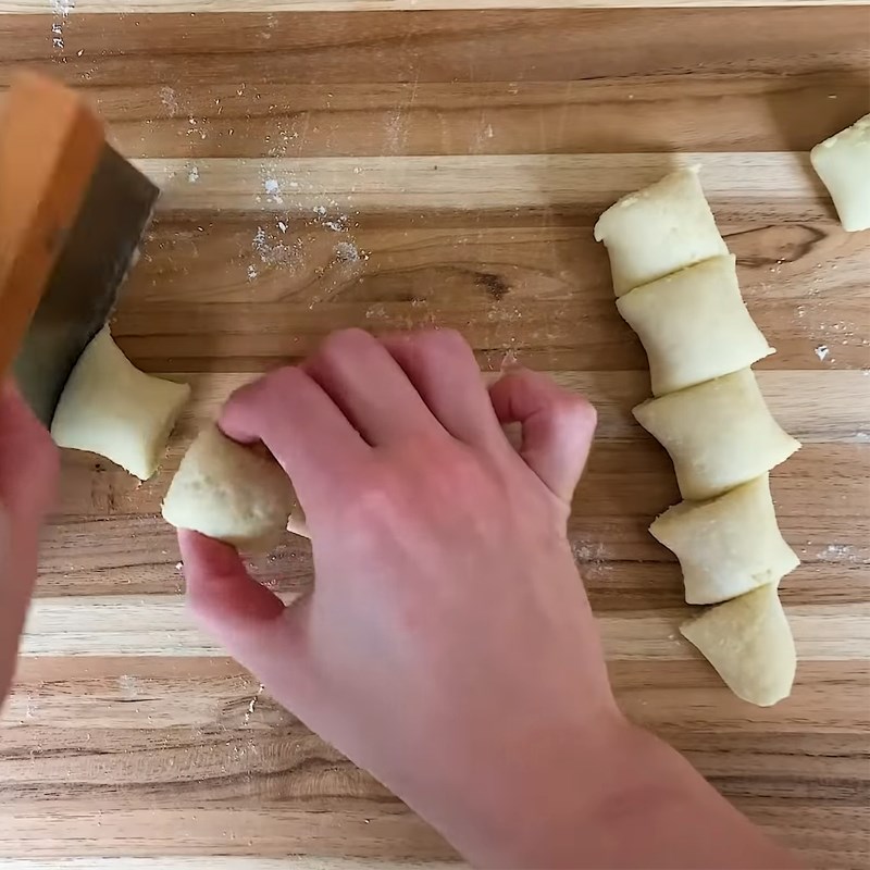 Bước 5 Làm gnocchi nhân nấm Gnocchi khoai tây nhân nấm