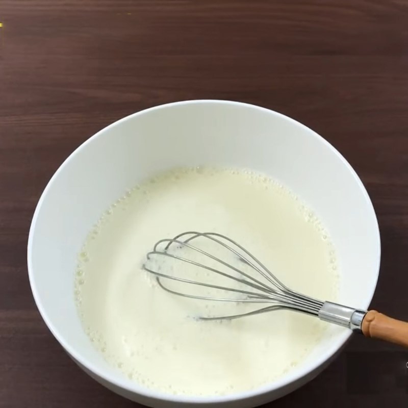 Bước 2 Làm hỗn hợp sữa chua Sữa chua matcha