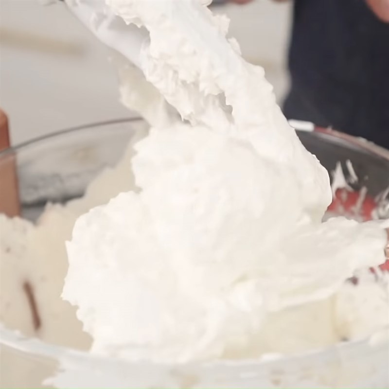 Bước 6 Làm kem bơ Bánh bông lan cây thông noel