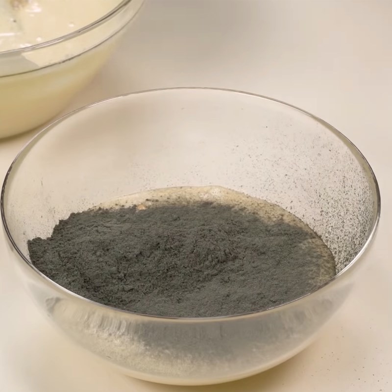 Bước 4 Làm lớp bánh xanh lá Bánh mút rửa chén