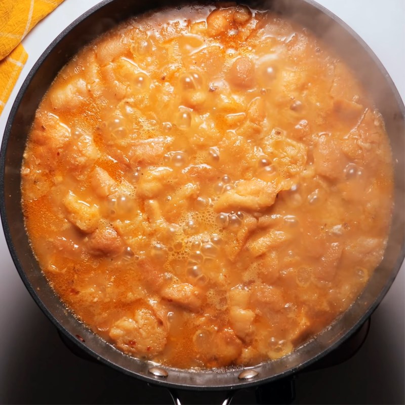 Bước 2 Nấu bánh mì Súp tỏi kiểu Tây Ban Nha