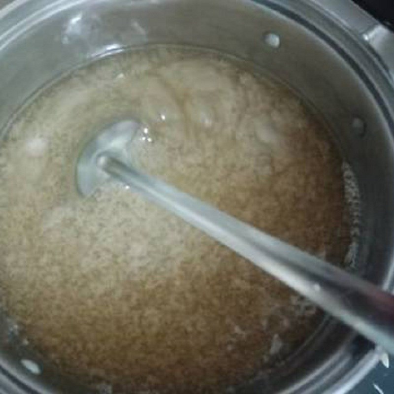 Bước 3 Nấu chè Chè đậu ngự nước cốt dừa
