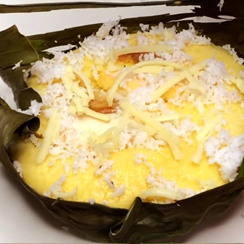 Bước 4 Nướng bánh Bánh gạo nướng bibingka