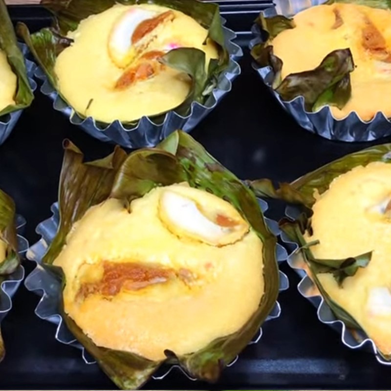 Bước 4 Nướng bánh Bánh gạo nướng bibingka