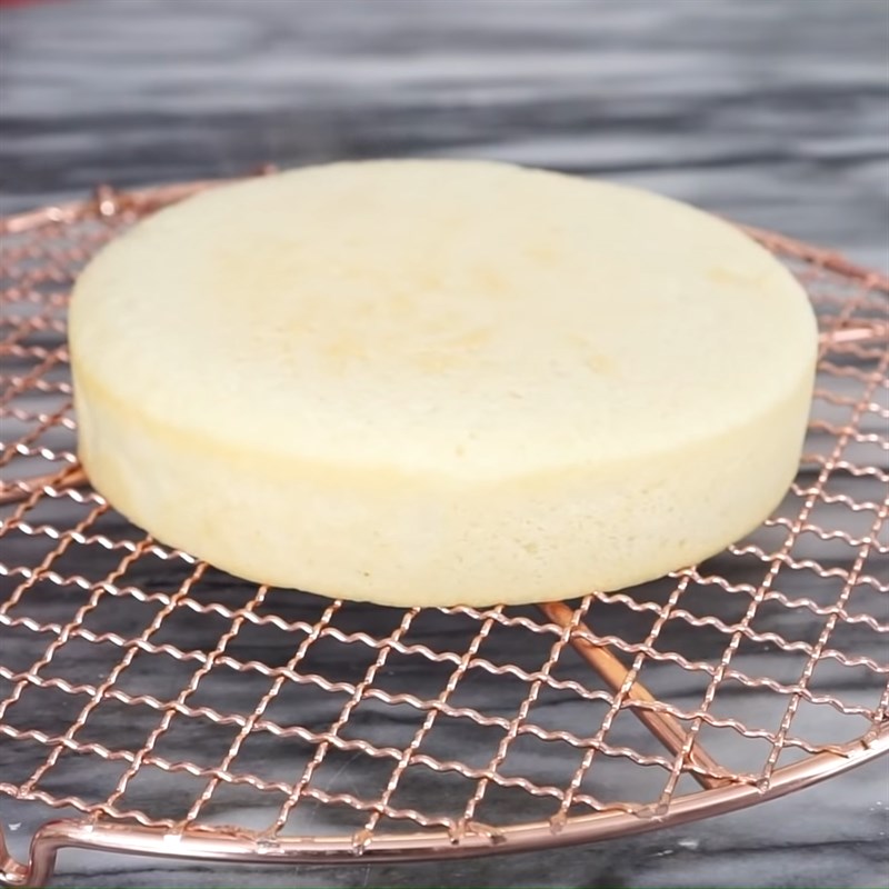 Bước 4 Nướng bánh Bánh bông lan cây thông noel