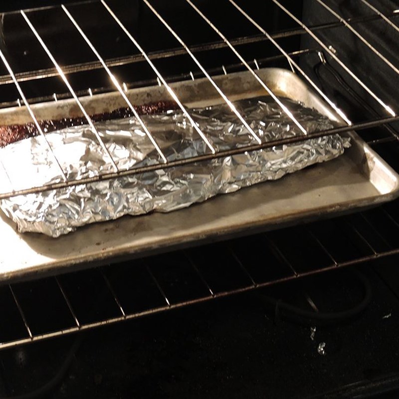 Bước 5 Nướng sườn Sườn nướng cam