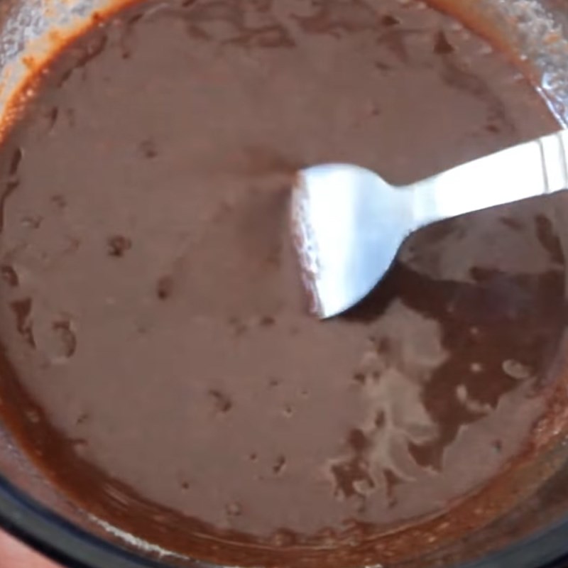 Bước 3 Pha milo với gelatin Cheesecake milo