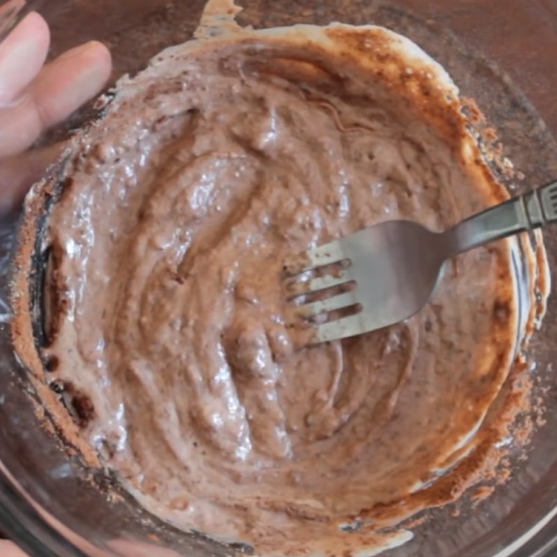 Bước 3 Pha milo với gelatin Cheesecake milo