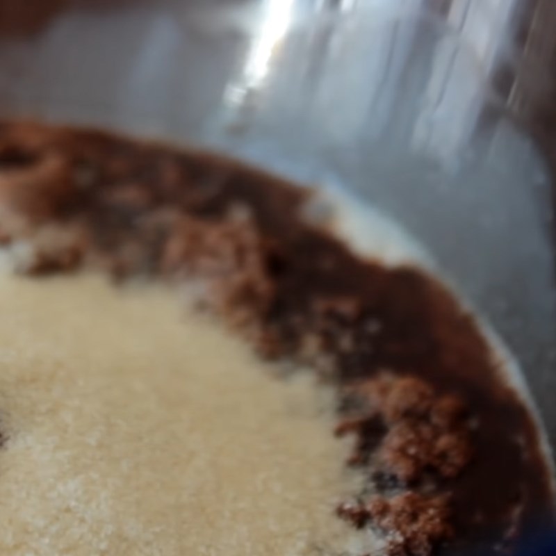 Bước 3 Pha milo với gelatin Cheesecake milo