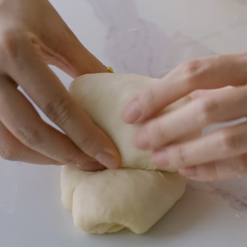 Bước 4 Tạo hình bánh Bánh mì sữa bắp Nhật Bản