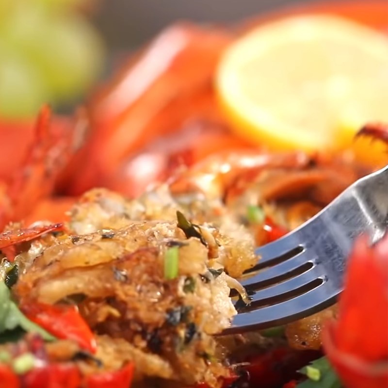 Bước 6 Thành phẩm Tôm hùm nướng nhồi sò điệp